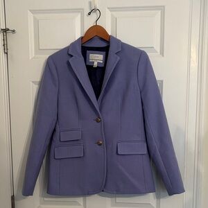 J. Crew Women's Lavender Wool Blazer Size 8